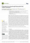 Research paper thumbnail of Evaporation Forecasting through Interpretable Data Analysis Techniques