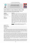 Research paper thumbnail of Anxiety disorder on women of domestic violence victims