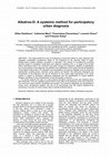 Research paper thumbnail of Albatros-D: A systemic method for participatory urban diagnosis