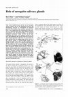 Research paper thumbnail of Role of mosquito salivary glands