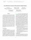 Research paper thumbnail of Linear Differential Constraints for Photo-Polarimetric Height Estimation