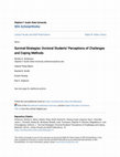 Research paper thumbnail of Survival Strategies: Doctoral Students’ Perceptions of Challenges and Coping Methods