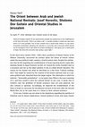 Research paper thumbnail of The Orient between Arab and Jewish National Revivals: Josef Horovitz, Shelomo Dov Goitein and Oriental Studies in Jerusalem