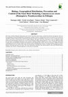 Research paper thumbnail of Biology, geographical distribution, prevention and control of the enset root mealybug, Cataenococcus ensete (Homoptera: Pseudococcidae) in Ethiopia