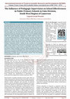 Research paper thumbnail of The Influence of Pedagogic Supervision on School Effectiveness in Public Primary Schools in Fako Division, South West Region of Cameroon