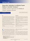 Research paper thumbnail of Quality of Life in Survivors of Childhood Cancer: Literature Review