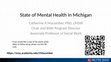 Research paper thumbnail of State.of.MH.Michigan.2022.FINAL