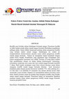 Research paper thumbnail of Faktor-Faktor Sosial dan Amalan Akhlak Dalam Kalangan Murid-Murid Sekolah-Sekolah Menengah Di Malaysia