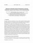 Research paper thumbnail of Reduction of Detailed Chemical Mechanisms by Entropy Production Analysis in the Presence of Irreversible Reactions