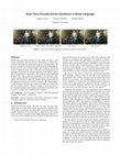 Research paper thumbnail of Real-time prosody-driven synthesis of body language