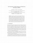 Research paper thumbnail of On Properties of SAT Instances Produced by SAT-Based ATPGs