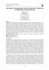 Research paper thumbnail of The Impact of Organisational Culture on Employees' Productivity: A Comprehensive Systematic Review