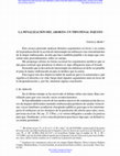 Research paper thumbnail of La Penalización Del Aborto: Un Tipo Penal Injusto