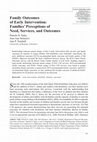 Research paper thumbnail of Family outcomes of early intervention: Families’ perceptions of need, services, and outcomes