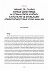 Research paper thumbnail of .12. Etkinlik Temelli Yabancı Dil