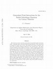 Research paper thumbnail of Generalised Point Interactions for the Radial Schrödinger Equation