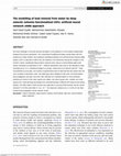 Research paper thumbnail of The modeling of lead removal from water by deep eutectic solvents functionalized CNTs: artificial neural network (ANN) approach