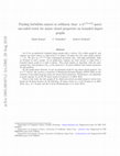 Research paper thumbnail of Finding forbidden minors in sublinear time: a n^1/2+o(1)-query one-sided tester for minor closed properties on bounded degree graphs