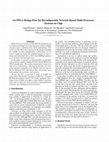 Research paper thumbnail of An FPGA Design Flow for Reconfigurable Network-Based Multi-Processor Systems on Chip