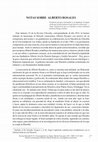 Research paper thumbnail of Notas sobre Alberto Rosales