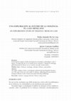 Research paper thumbnail of Una exploración al estudio de la violencia: el caso mexicano