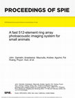 Research paper thumbnail of <title>A fast 512-element ring array photoacoustic imaging system for small animals</title>