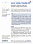 Research paper thumbnail of SARS-CoV-2 molecular testing in Greek hospital paediatric departments: a nationwide study