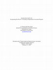 Research paper thumbnail of One Size Does Not Fit All: Incorporating Peer Review of Teaching in Departmental Assessment Programs