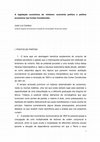 Research paper thumbnail of A legislação económica do vintismo: economia política e política económica nas Cortes Constituintes