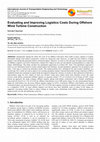 Research paper thumbnail of Improving Logistics Efficiency in Offshore Wind Farms Construction