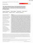 Research paper thumbnail of The clinical pharmacology and potential therapeutic applications of 5-methoxy-N,N-dimethyltryptamine (5-MeO-DMT)