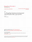 Research paper thumbnail of T cell signaling: biochemical and structural characterization of Itk, CypA and HS1