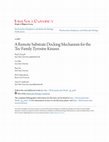 Research paper thumbnail of A Remote Substrate Docking Mechanism for the Tec Family Tyrosine Kinases