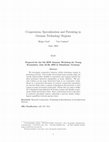 Research paper thumbnail of Cooperation, Specialization and Patenting in German Technology Regions