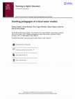 Research paper thumbnail of Distilling pedagogies of critical water studies