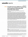 Research paper thumbnail of Growth hormone deficiency testing and treatment following mild traumatic brain injury