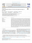 Research paper thumbnail of Urinary biomarkers indicative of recovery from spinal cord injury: A pilot study