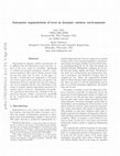 Research paper thumbnail of Automatic segmentation of trees in dynamic outdoor environments