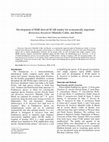 Research paper thumbnail of Development of ISSR derived SCAR marker for economically important Benstonea thwaitesii (Martelli) Callm. and Buerki