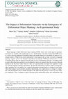 Research paper thumbnail of The Impact of Information Structure on the Emergence of Differential Object Marking: An Experimental Study