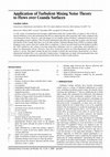 Research paper thumbnail of Application of Turbulent Mixing Noise Theory to Flows over Coanda Surfaces