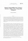 Research paper thumbnail of Russian nation-building from Yeltsin to Medvedev: ethnic, civic, or purposefully ambiguous?