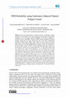 Research paper thumbnail of NDE Reliability using Laboratory Induced Natural Fatigue Cracks