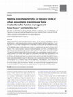 Research paper thumbnail of Nesting tree characteristics of heronry birds of urban ecosystems in peninsular India: implications for habitat management