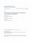 Research paper thumbnail of A Teaching Case Exploring The Development & Value Of A Retail Dashboard