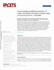 Research paper thumbnail of Understanding multifunctional Bay of Fundy dykelands and tidal wetlands using ecosystem services—a baseline