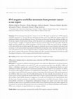 Research paper thumbnail of PSA negative cerebellar metastasis from prostate cancer: a case report