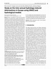 Research paper thumbnail of Study on the inter-annual hydrology-induced deformations in Europe using GRACE and hydrological models