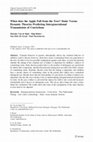 Research paper thumbnail of When does the Apple Fall from the Tree? Static Versus Dynamic Theories Predicting Intergenerational Transmission of Convictions