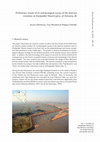 Research paper thumbnail of Preliminary results of an archaeological survey of the land-sea transition at Doelpolder Noord (prov. Of Antwerp, B.)